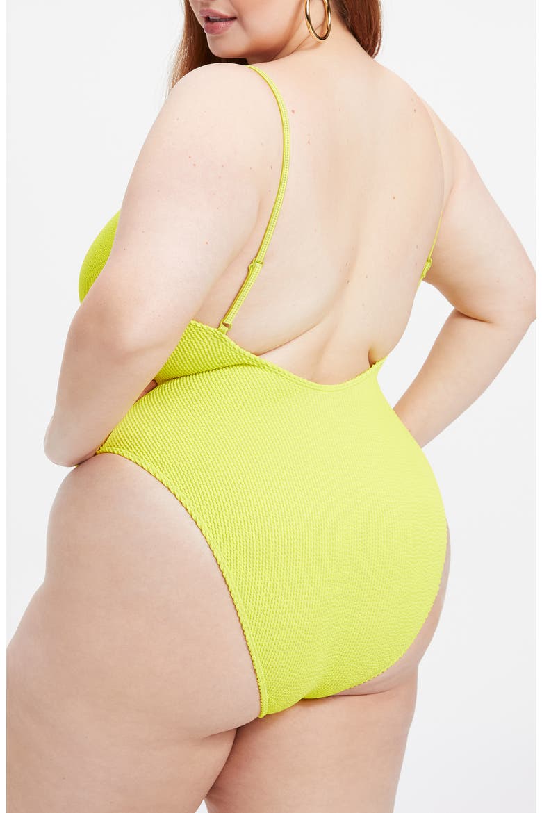 Always Fits One-Piece Swimsuit, Alternate, color, ELECTRIC LIME002