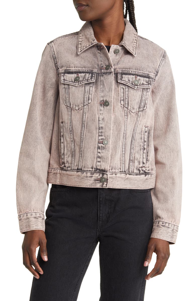 AllSaints Hay Denim Jacket, Alternate, color,