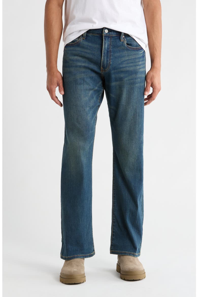 410 Athletic Straight Leg Jeans, Main, color, BLUE