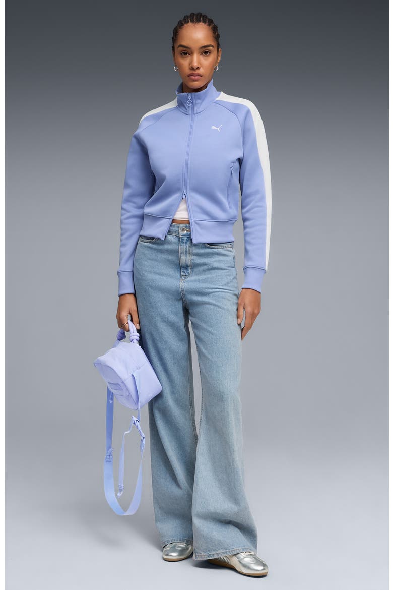 T7 Always On Short Track Jacket, Alternate, color, INTENSE LAVENDER