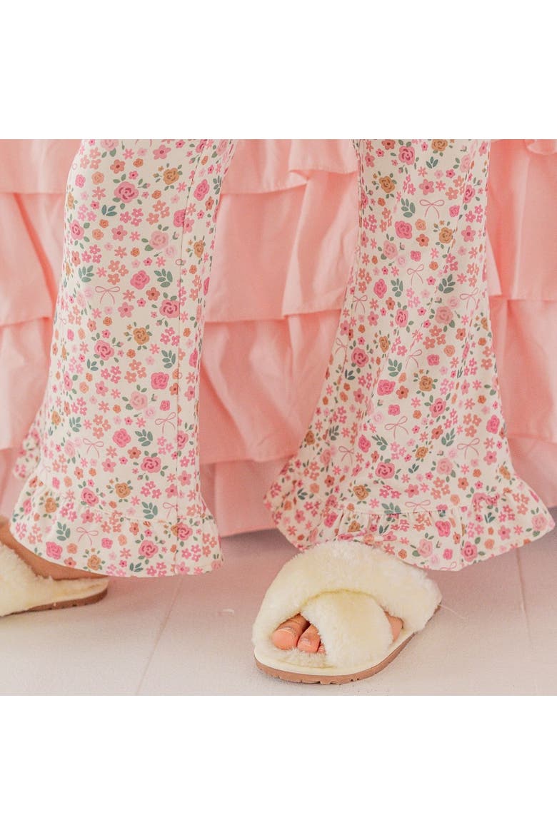 Berry Floral Women's Lounge Set, Alternate, color, Mauve