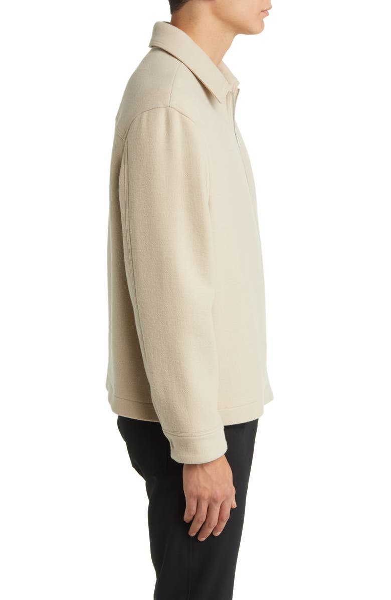 FRAME Wool Blend Flannel Jacket, Alternate, color,