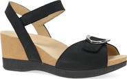 Dansko Stella Ankle Strap Platform Wedge Sandal