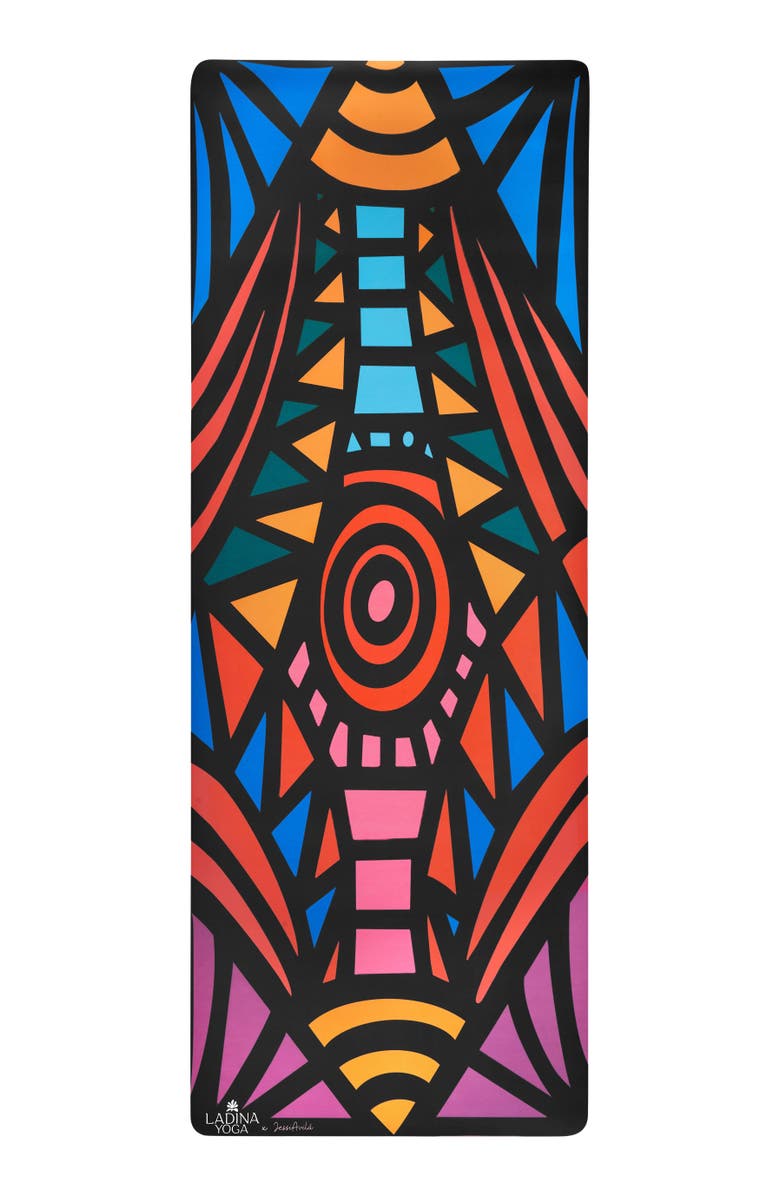 Zanatany Concepts Courbe D'Energy- Sustainable Yoga Mat, Main, color, Multicolour