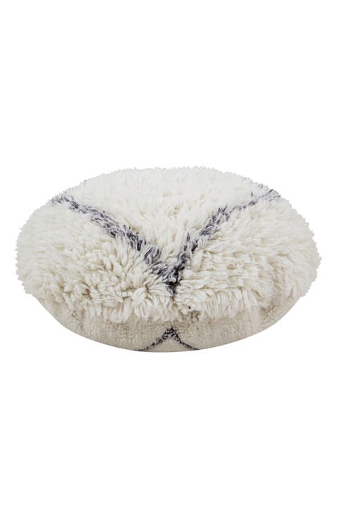 Berber Soul Washable Wool Pouf