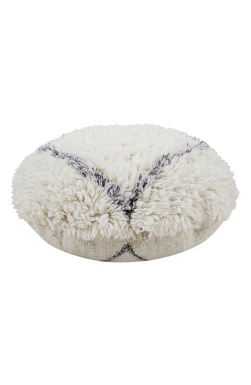 Lorena Canals Berber Soul Washable Wool Pouf in Green Tones  product