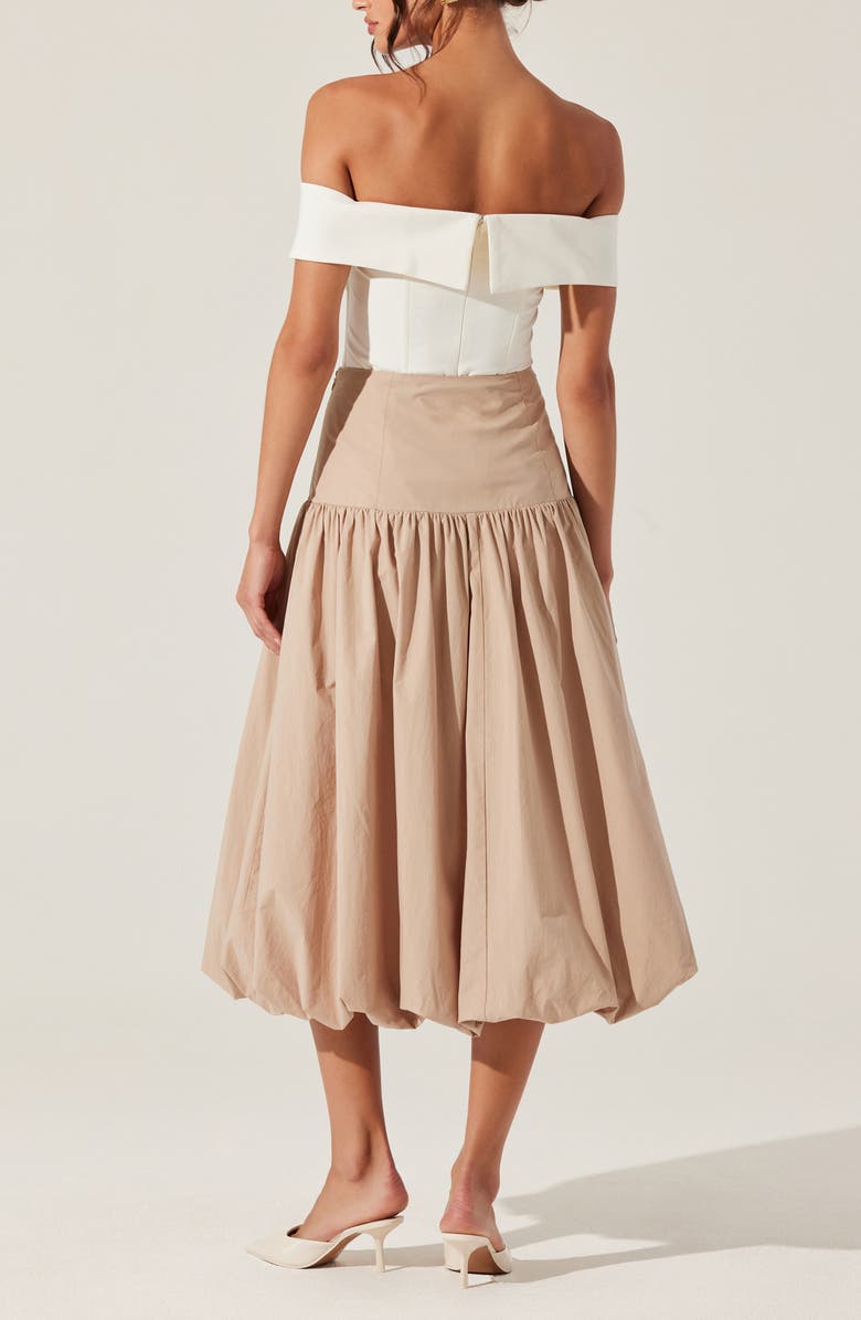 ASTR the Label Telayna Off the Shoulder Top, Alternate, color, Off White