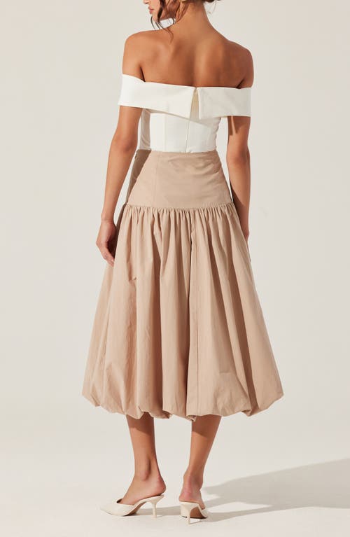 Astr The Label Telayna Off The Shoulder Top In Off White
