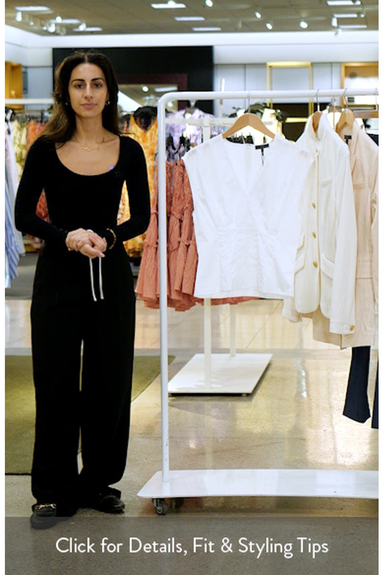 Ines Pleated Poplin Top video