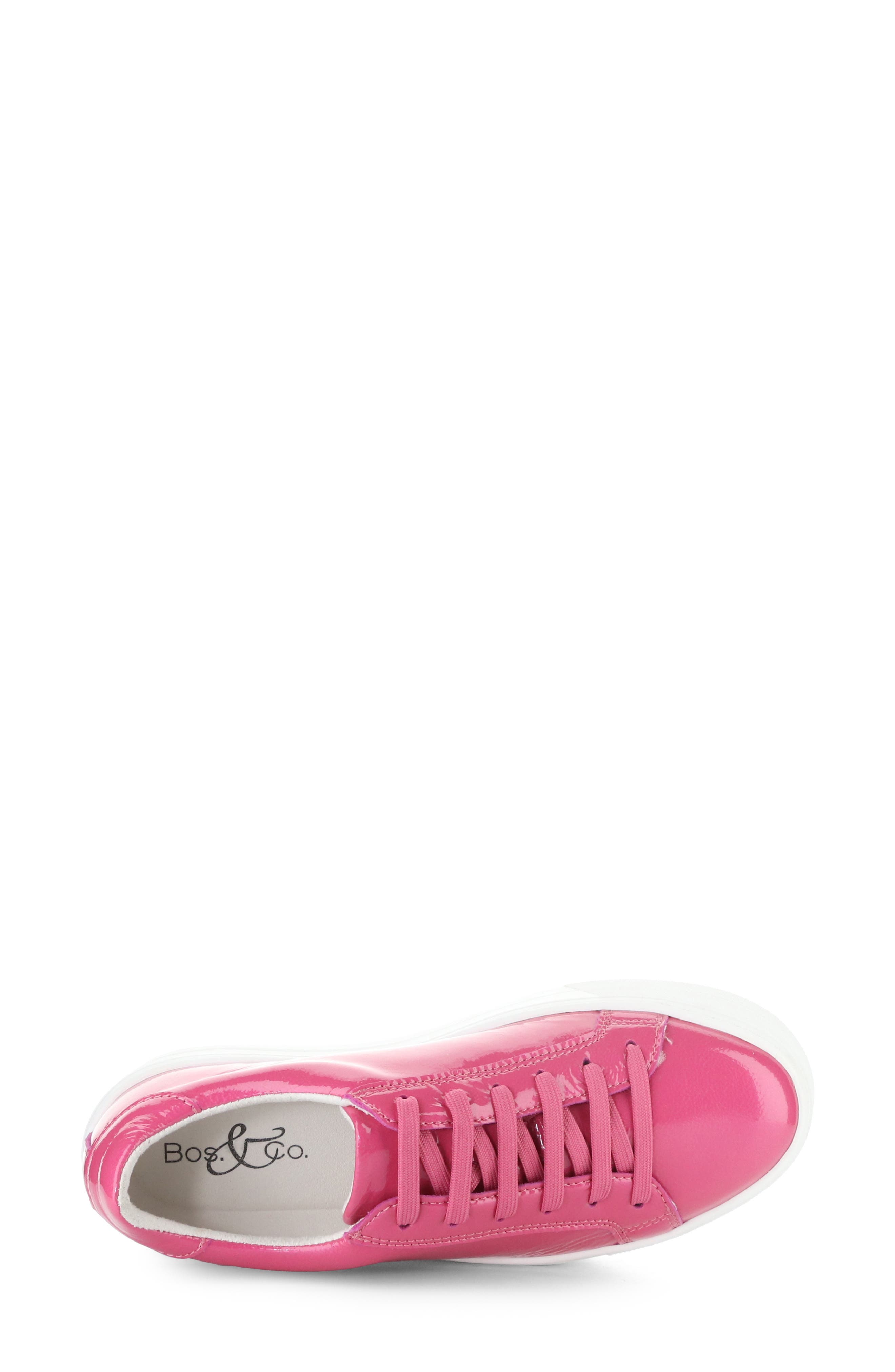 Maya Platform Sneaker, Alternate, color, RASBERRY SORBET PATENT