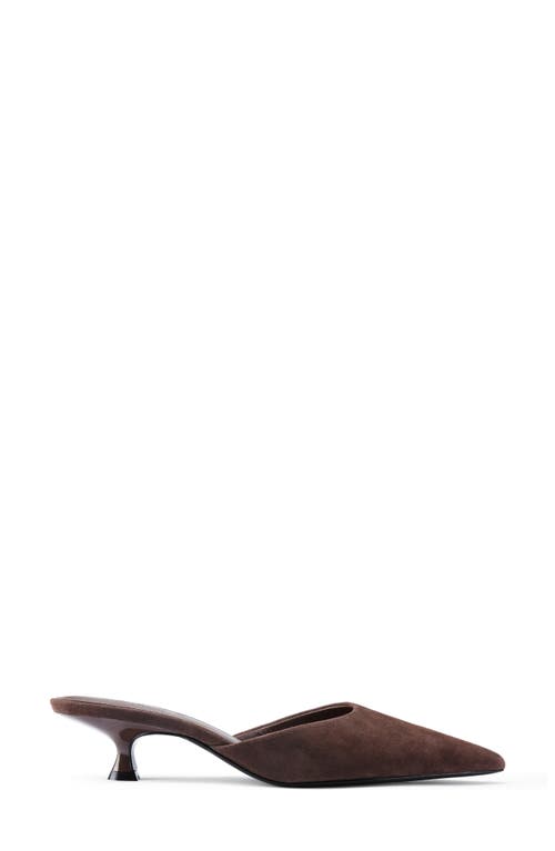 Femme La St. Honore Kitten Heel Mule In Brown