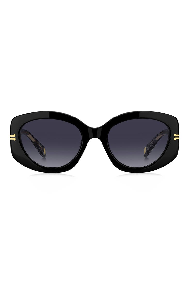 56mm Gradient Rectangular Sunglasses, Main, color, 0TAY-9O