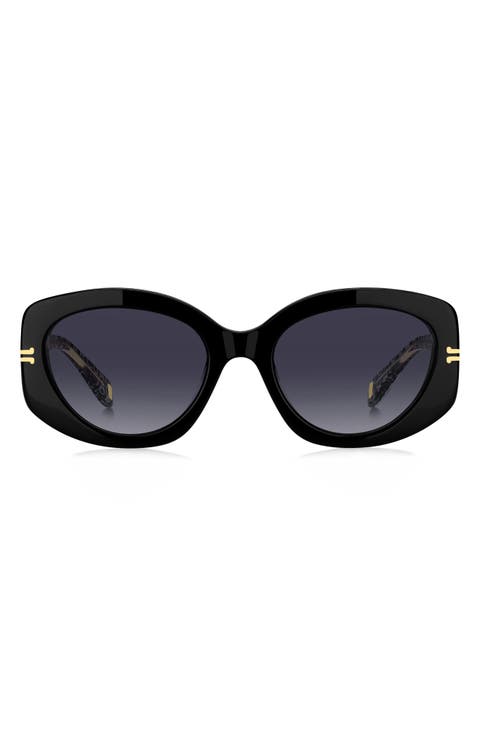 56mm Gradient Rectangular Sunglasses