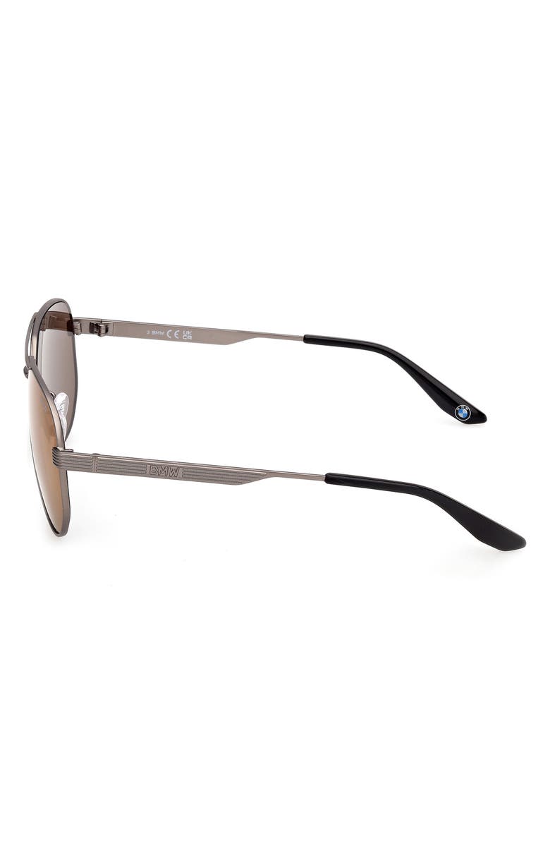 BMW 60mm Pilot Sunglasses, Alternate, color, 
