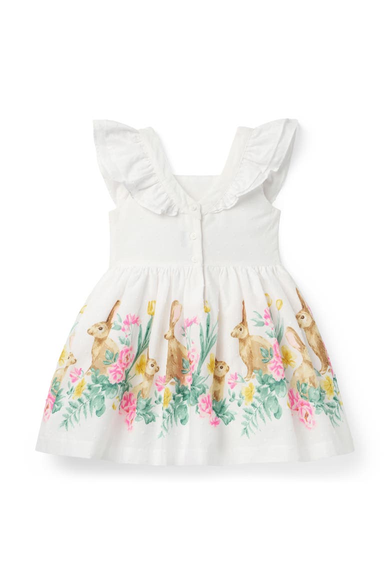 The Bunny Border Dress, Alternate, color, White