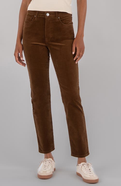 Kut From The Kloth Rachael High Waist Corduroy Mom Jeans In Brown