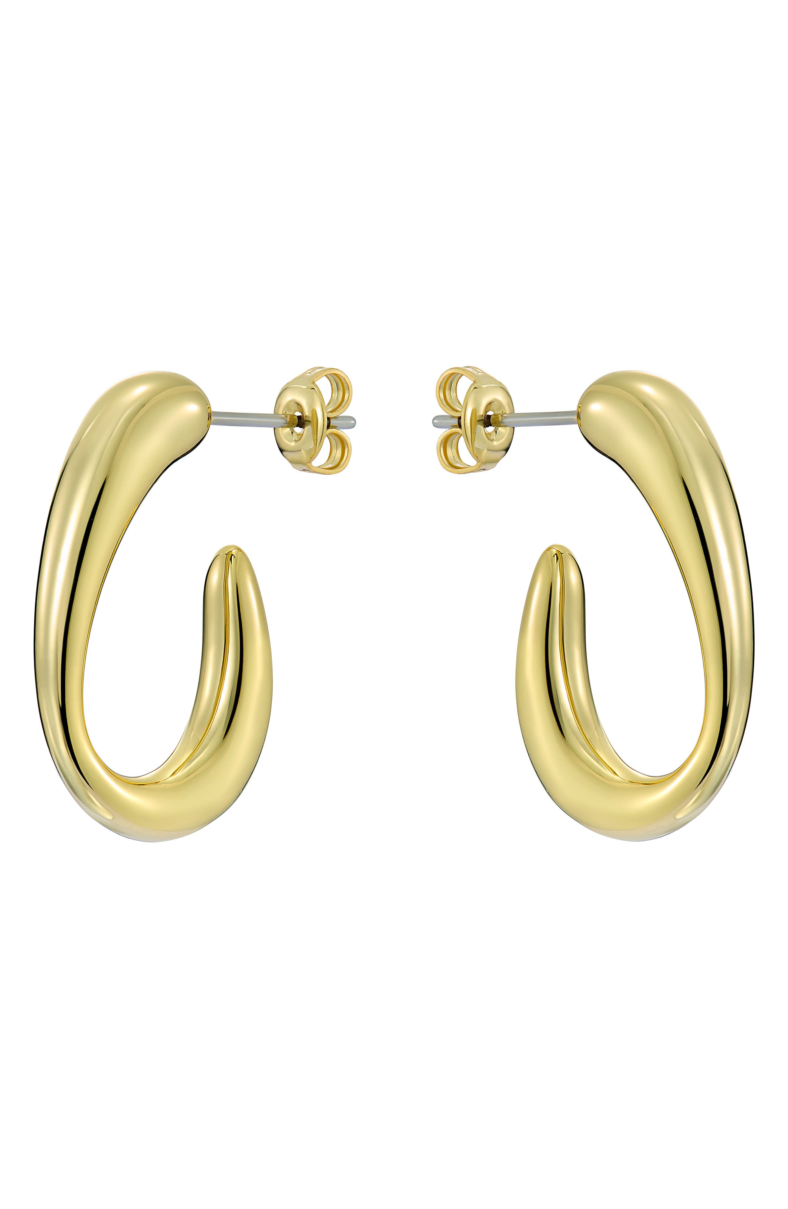 Ted Baker Cori Contour Hoop Earrings (Women) | Nordstrom