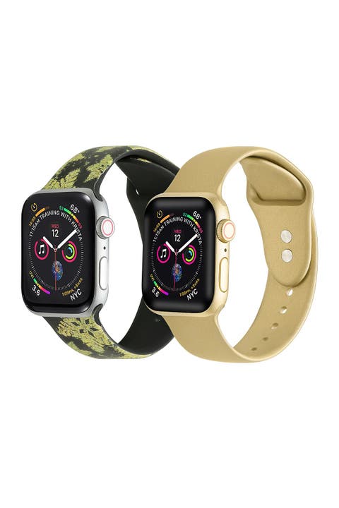 Assorted 2-Pack Silicone Apple Watch® Watchbands