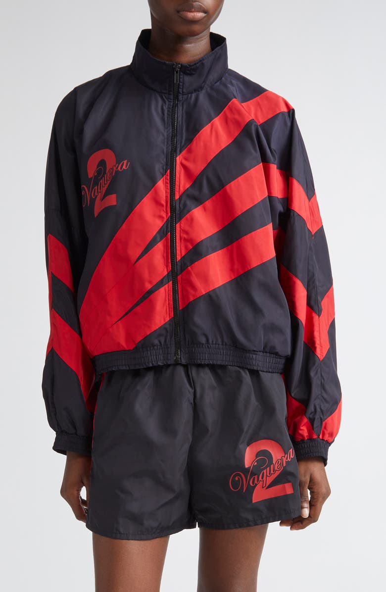 Vaquera Woven Satin Windbreaker, Main, color, 