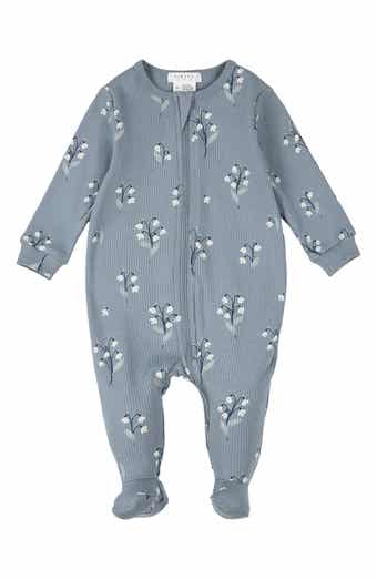 FIRSTS by Petit Lem Snowbell Fitted One-Piece Footie
