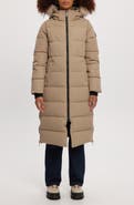 Noize Winter Long Parka with Faux Fur Trim