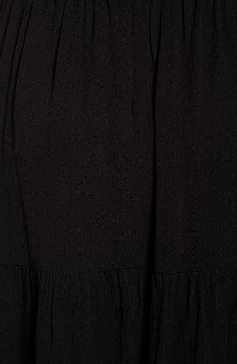 GIBSONLOOK Gibson x Hi Sugarplum! Capri Tiered Tie Front Summer Skirt, Alternate, color, 