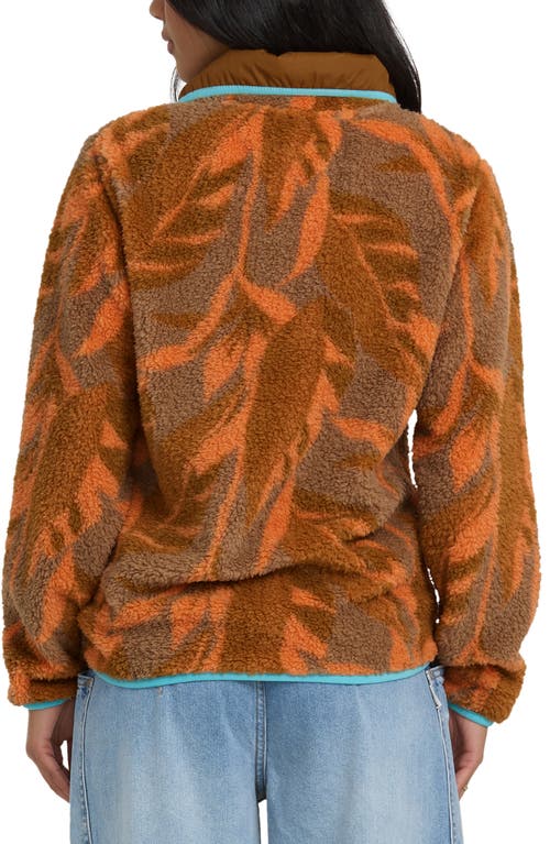 Billabong Switchback Fleece Pullover In Brown