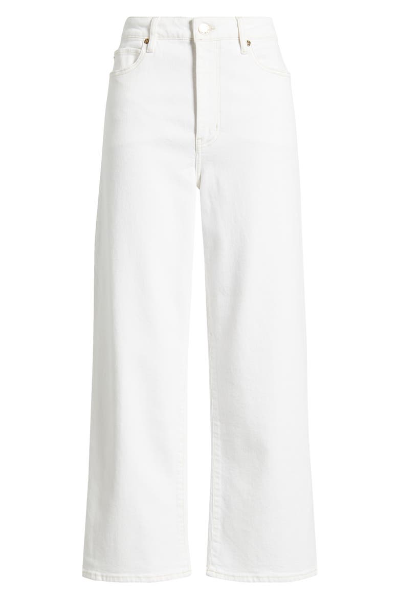 The Wide High Waist Ankle Wide Leg Jeans, Alternate, color, AU NATURAL CLEAN