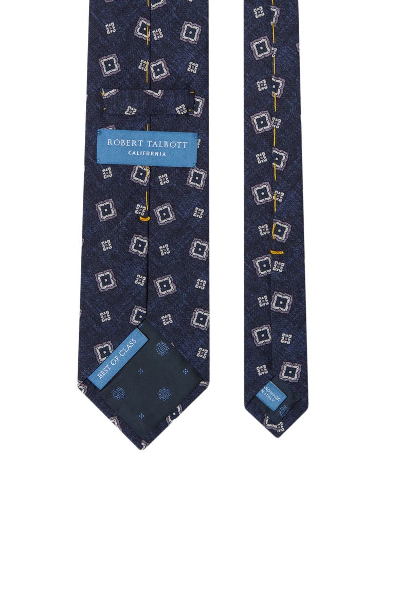 Robert Square Medallion Best of Class Necktie, Alternate, color, Blue