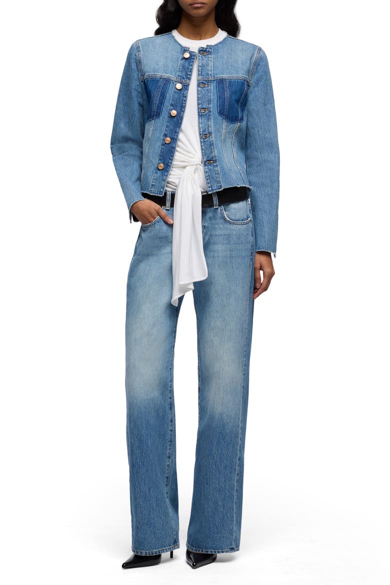 Vicky Denim Jacket, Alternate, color, SHADOWCREST