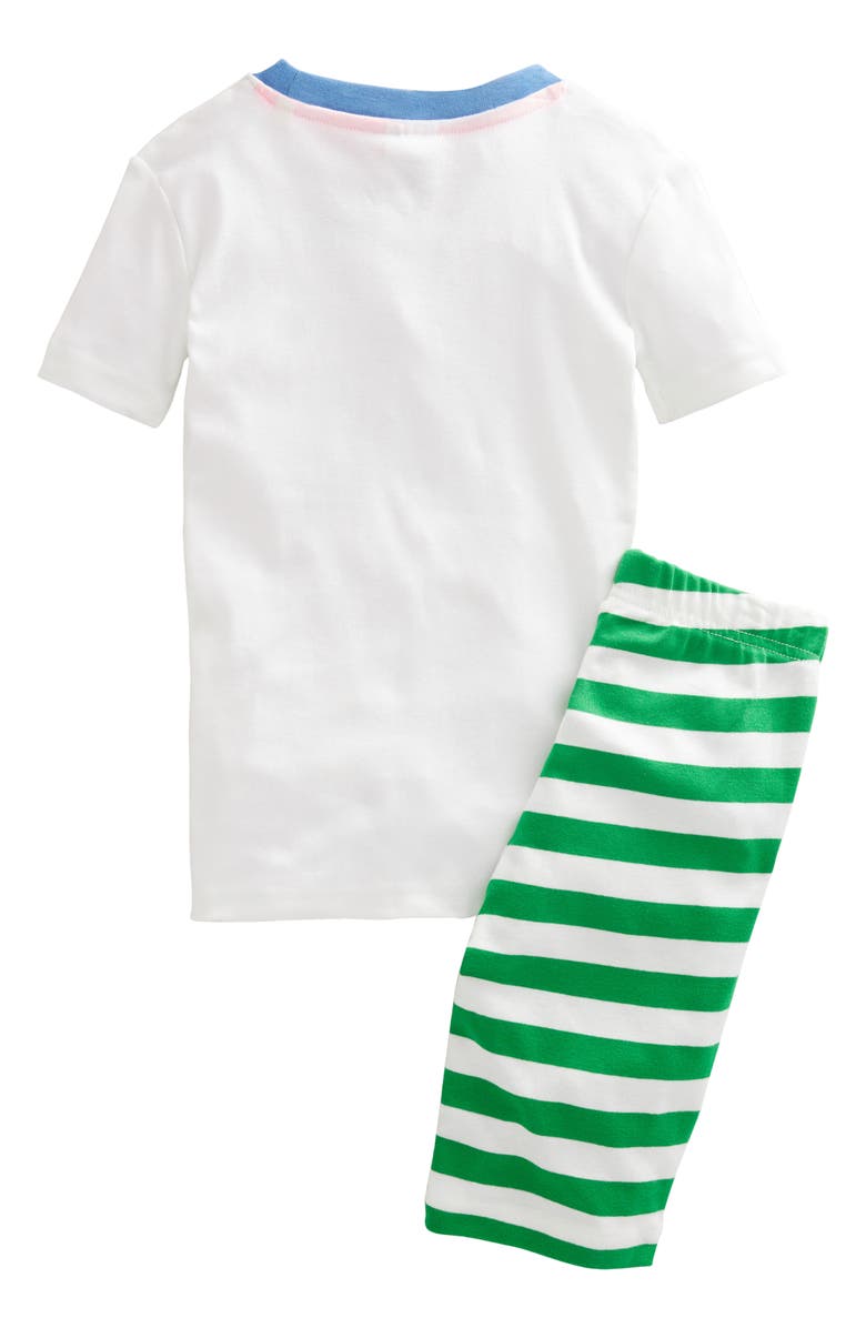 Mini Boden Kids' Desert Stripe Fitted Two-Piece Cotton Pajamas, Alternate, color,