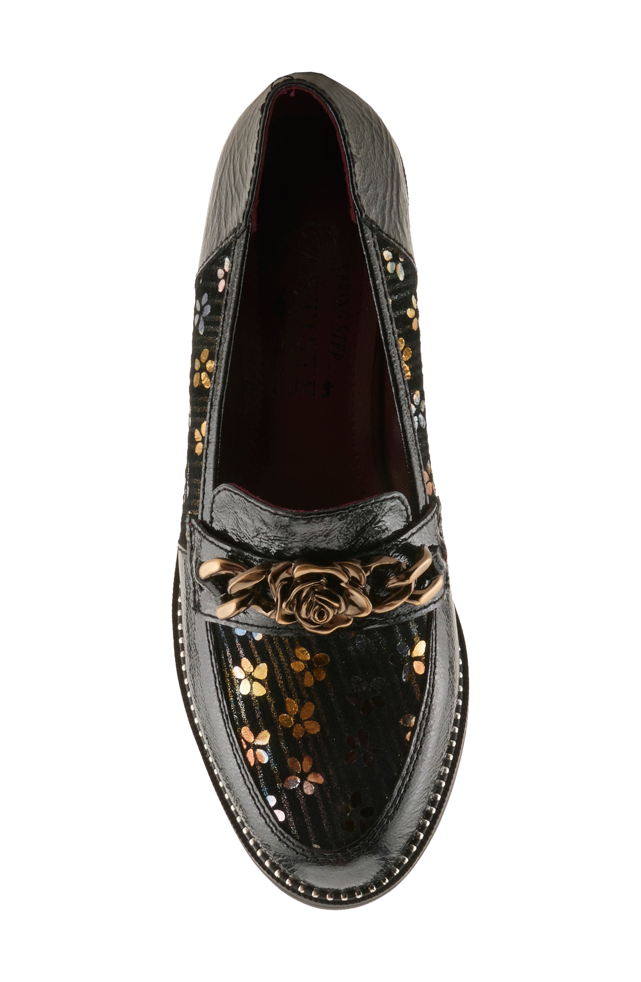 Shinyshoes Loafer, Alternate, color, BLACK PATENT