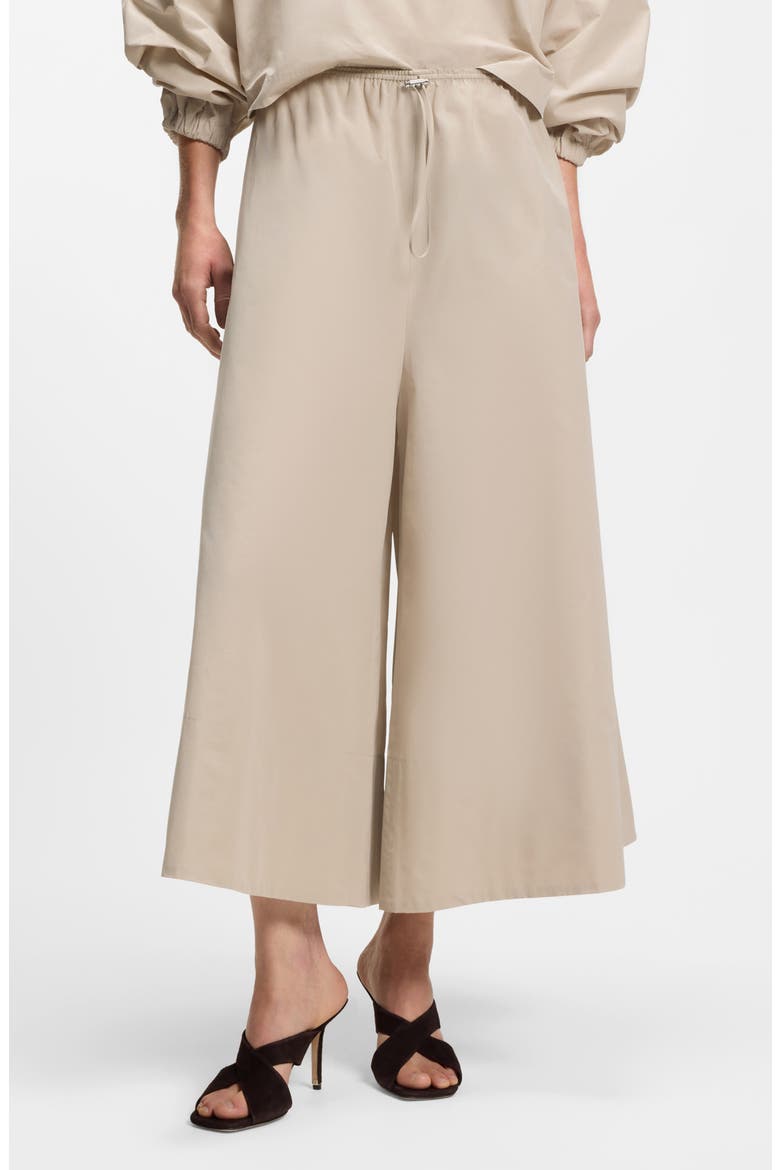 Tatefa Drawstring Wide Leg Pants, Main, color, PUMICE AIR COTTON