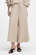 BOSS Tatefa Drawstring Wide Leg Pants