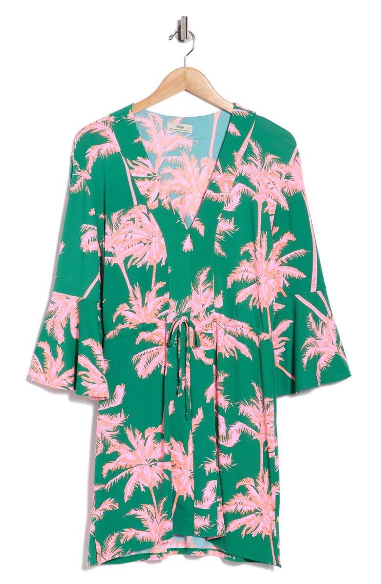 Maaji Enjoyable Cover-Up Caftan, Main, color, Green