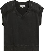 CITY BLUES Crochet Detail Muscle Tee