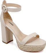 L'AGENCE Avia Ankle Strap Platform Sandal