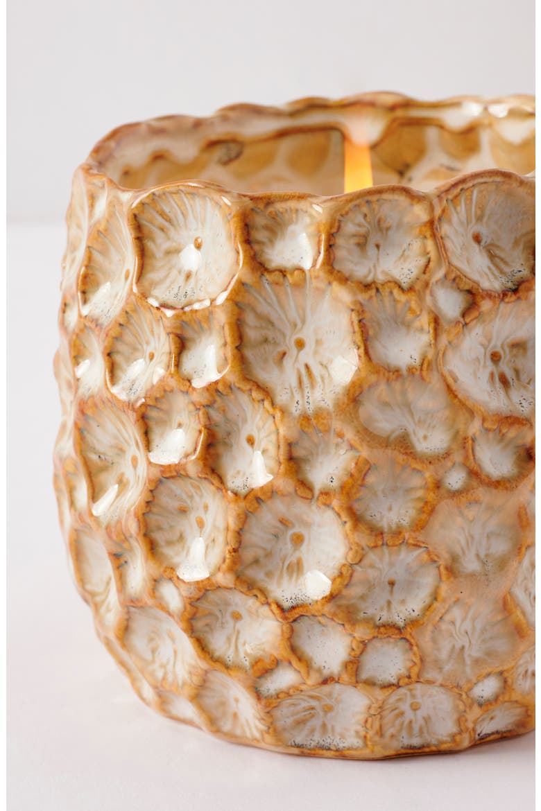 Small Honeycomb Scented Candle, Alternate, color, TONKA AND TOBACCO LEAF