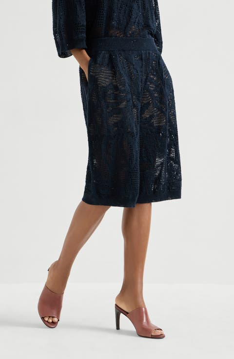 Dazzling water lilies Bermuda shorts