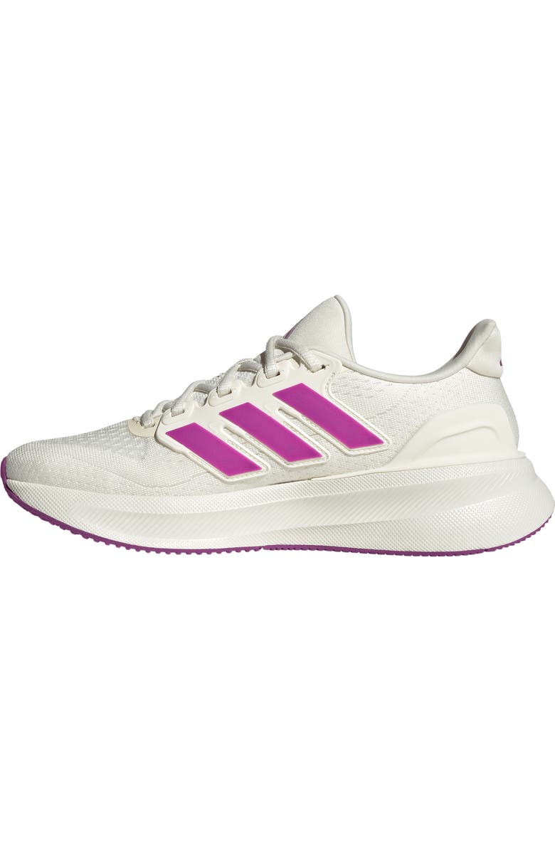 adidas Ultrarun 5 Running Shoe, Alternate, color, Off White/ Purple/ Black