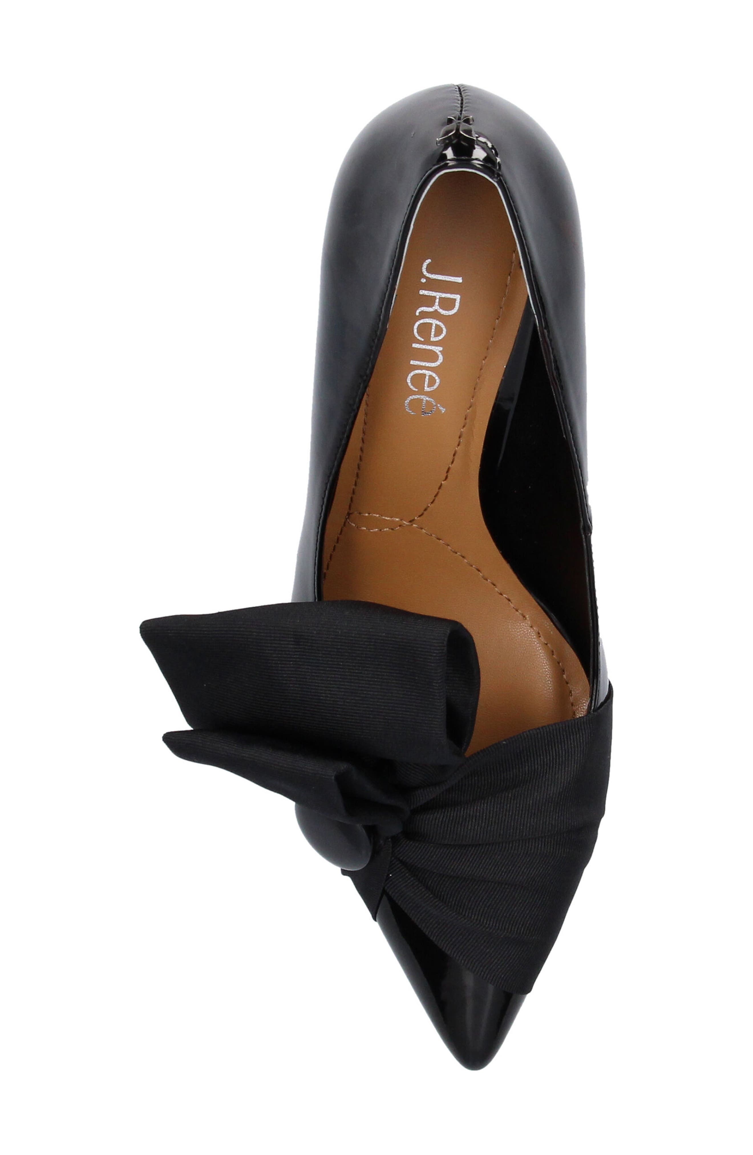 J. Reneé Hirisha Pointed Toe Pump, Alternate, color, Black