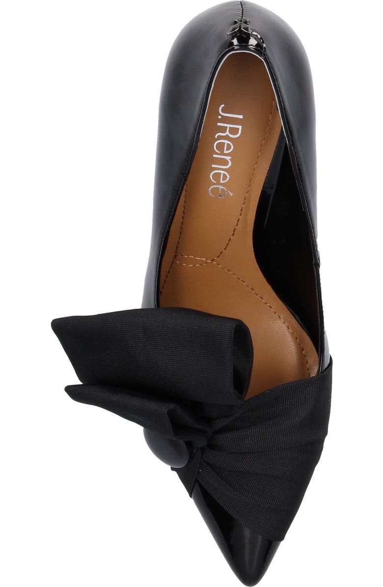 J. Reneé Hirisha Pointed Toe Pump, Alternate, color, Black