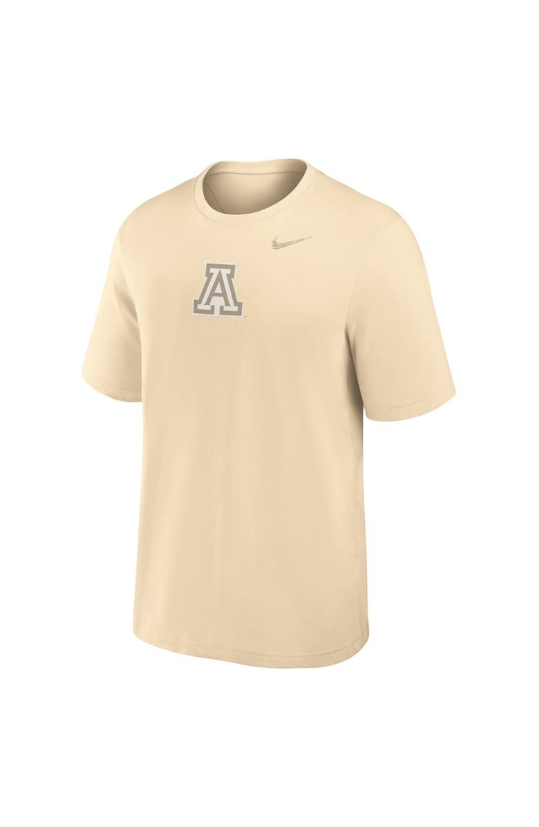 Nike Men's Nike Cream Arizona Wildcats Primary Statement Two-Hit Performance T-Shirt, Alternate, color, Cream