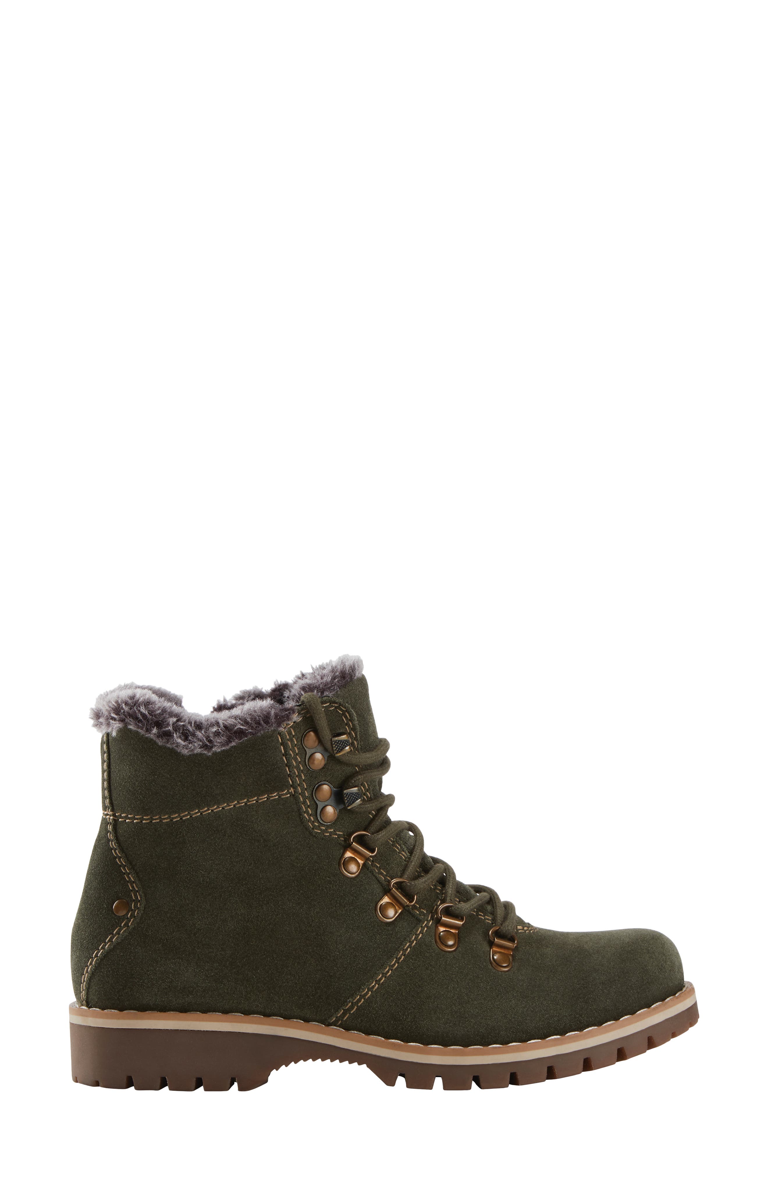 Ranger Acadia Water Repellent Hiking Boot, Alternate, color, DARK OLIVE SUEDE