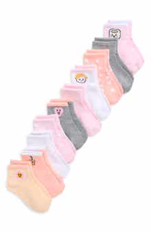 Kids' 10-Pack Sushi Bubble Tea Assorted Quarter Socks