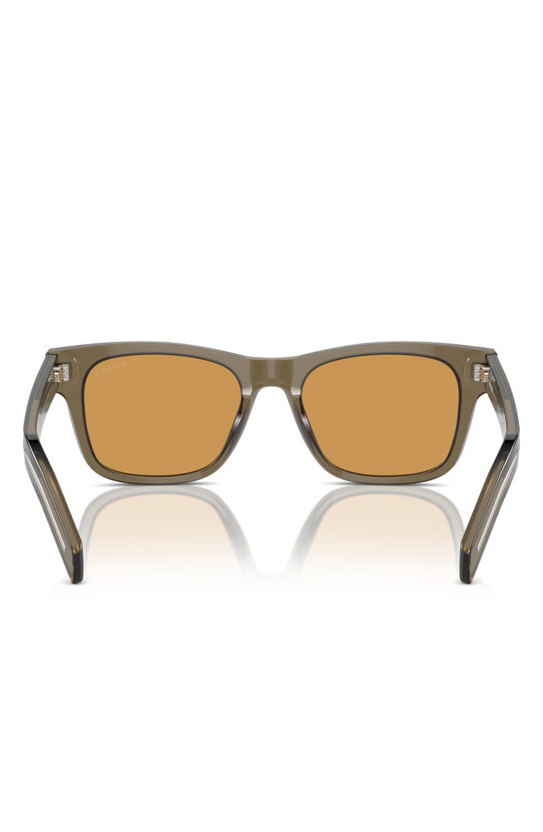 Prada 55mm Rectangular Sunglasses, Alternate, color,