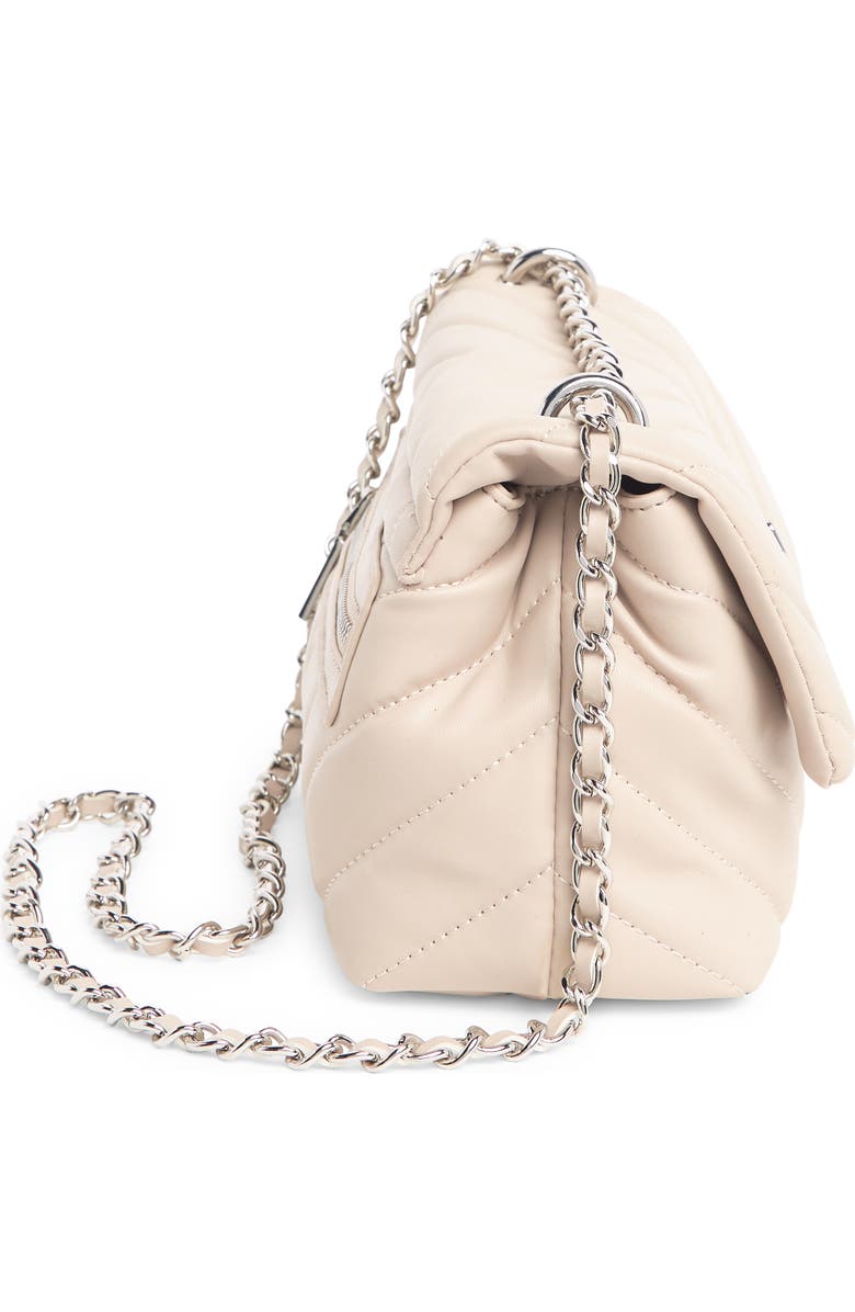 Badgley Mischka Collection Diagonal Quilted Convertible Shoulder Bag, Alternate, color,