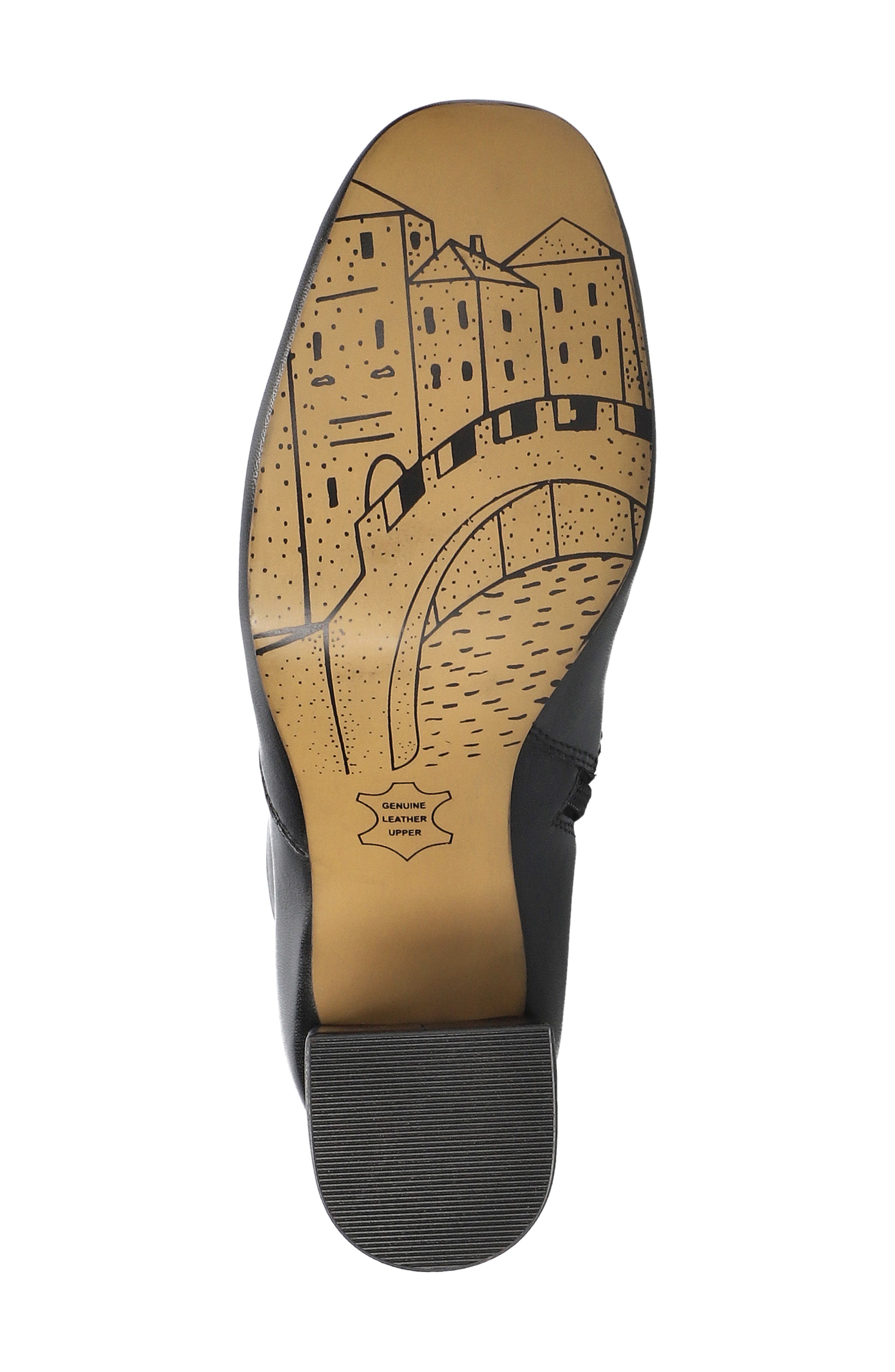 Shasta Block Heel Bootie, Alternate, color, BLACK LEATHER