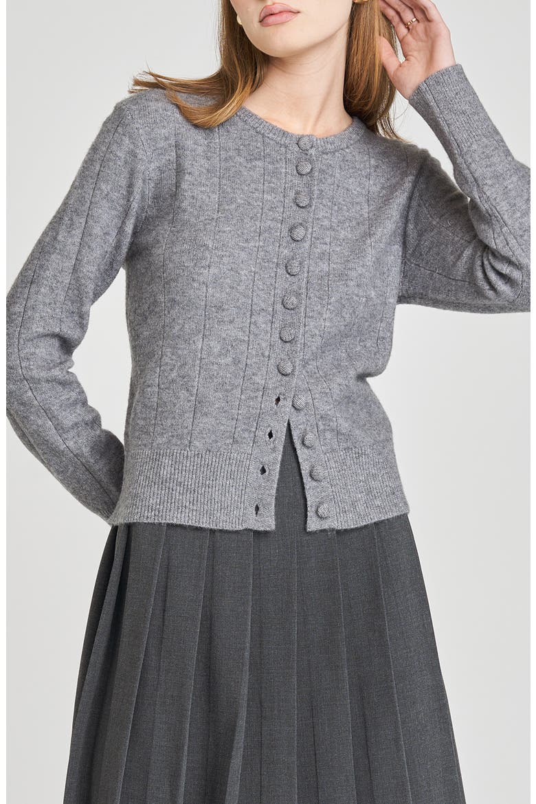 Cassie Cardigan, Alternate, color, HEATHER GREY