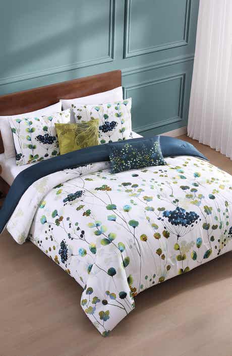 Bebejan Abstract Vines Cotton Reversible Comforter Set